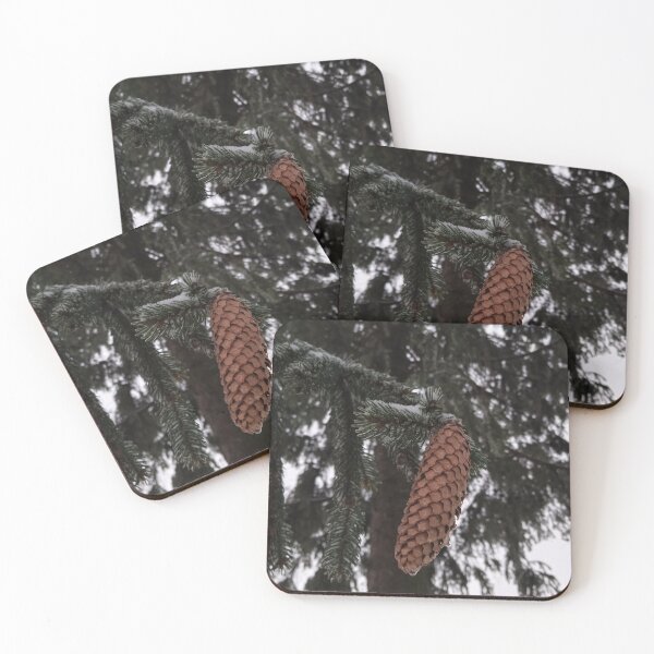 Item preview, Pine Cone on Evergreen Tree Branch designed and sold by Nature Moments.