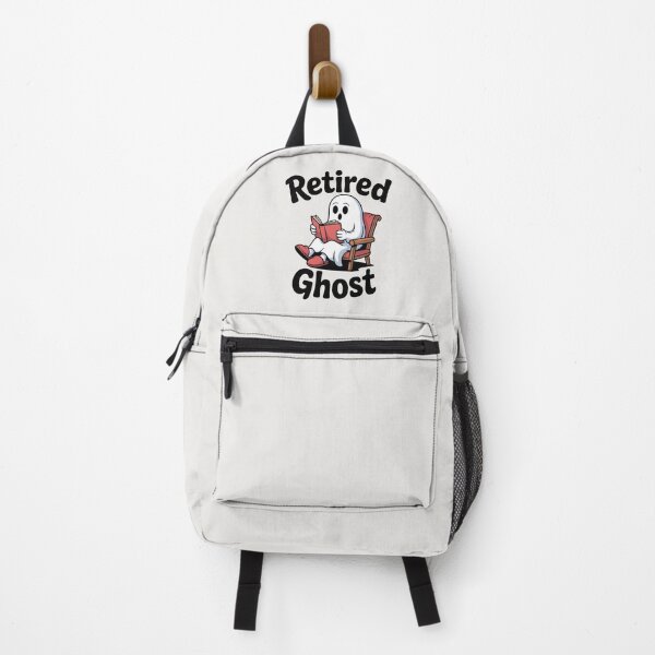 Item preview, Retired Ghost – Funny Halloween Ghost Design designed and sold by Jollys-ArtShop.
