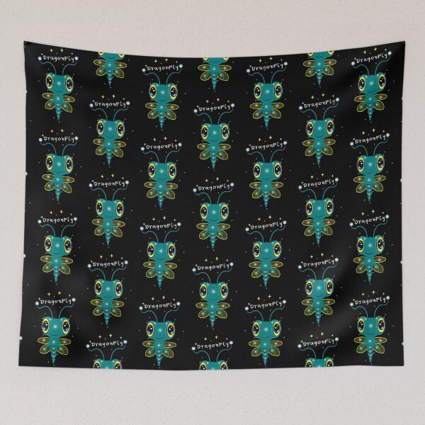 Item preview, Lovely Dragonfly Under Moonlight designed and sold by Shirley cute art .
