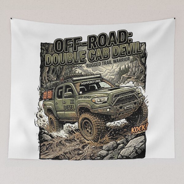 Item preview, OFF-ROAD - Double Cab Devil  - Rugged Trail Warrior designed and sold by Concept-Hub.
