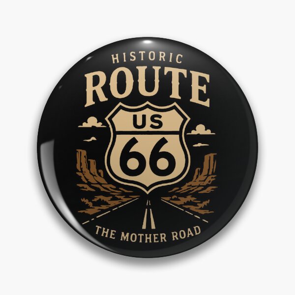 Item preview, Historic Route 66 Vintage T-Shirt Design designed and sold by phsycartwork.