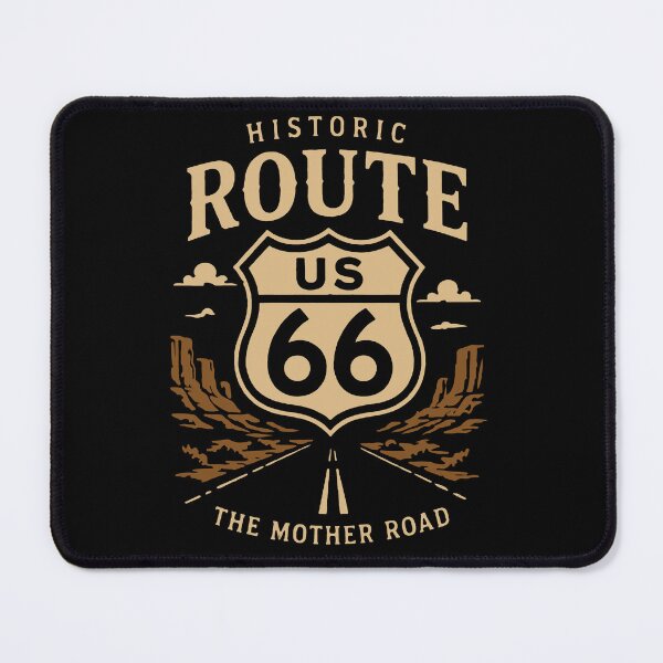 Item preview, Historic Route 66 Vintage T-Shirt Design designed and sold by phsycartwork.