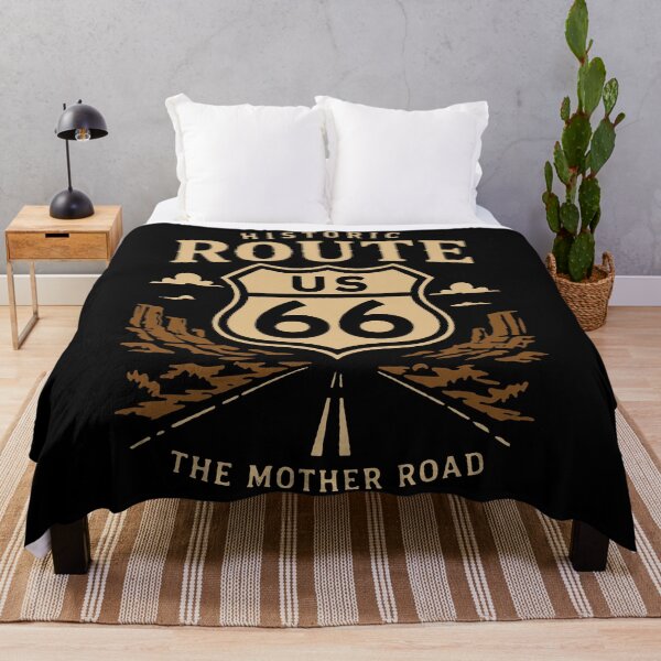 Item preview, Historic Route 66 Vintage T-Shirt Design designed and sold by phsycartwork.