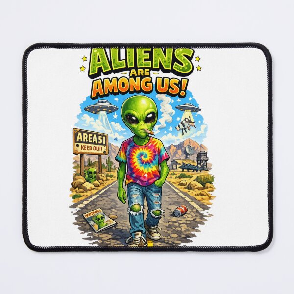 Item preview, Aliens Are Among Us – Highway to Area 51 ?? designed and sold by MKNDESIGN.