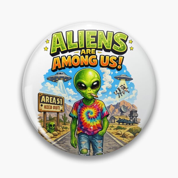 Item preview, Aliens Are Among Us – Highway to Area 51 ?? designed and sold by MKNDESIGN.