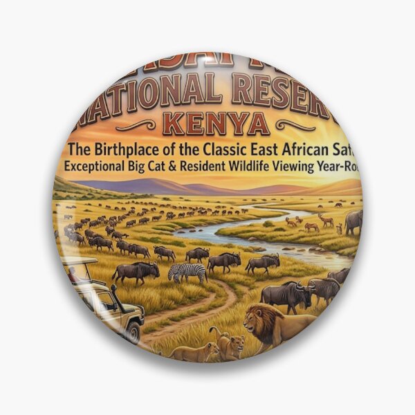 Item preview, MAASAI MARA NATIONAL RESERVE KENYA designed and sold by likbatonboot.