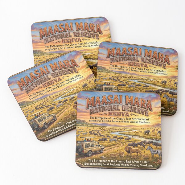 Item preview, MAASAI MARA NATIONAL RESERVE KENYA designed and sold by likbatonboot.
