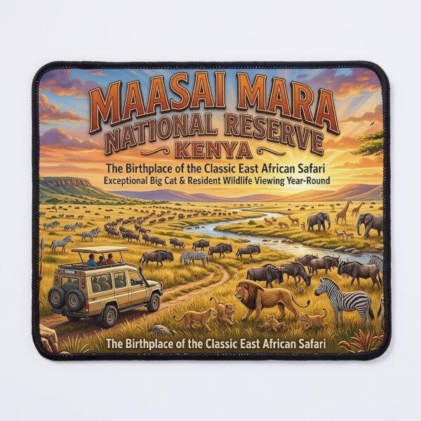 Item preview, MAASAI MARA NATIONAL RESERVE KENYA designed and sold by likbatonboot.