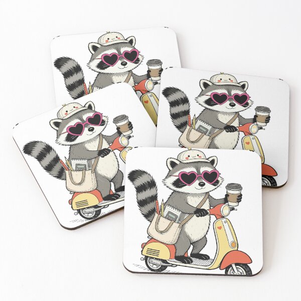 Item preview, Off to Teach 4th Grade Teacher Raccoon Funny Back to School designed and sold by FCHECHKL.