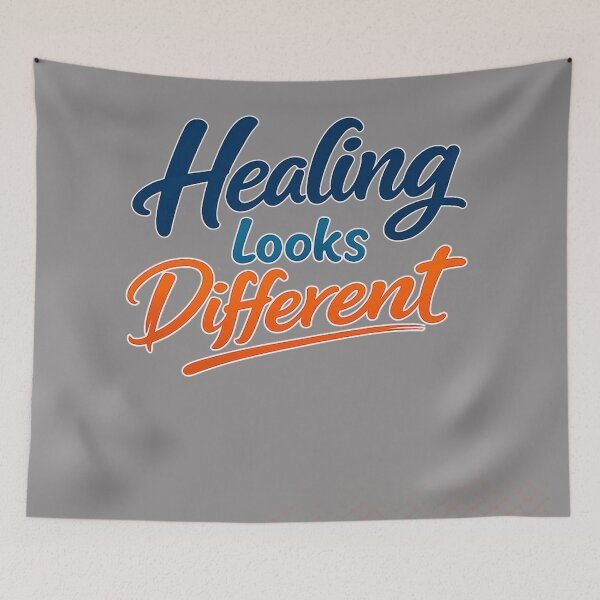 Item preview, Healing Looks Different Inspirational Mental Health designed and sold by annenambiro.