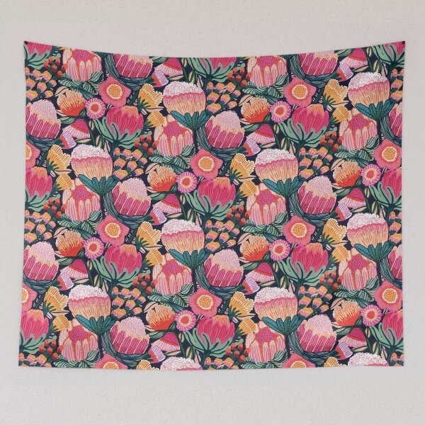 Item preview, Australian Native Wildflower Seamless Floral designed and sold by mackartist.