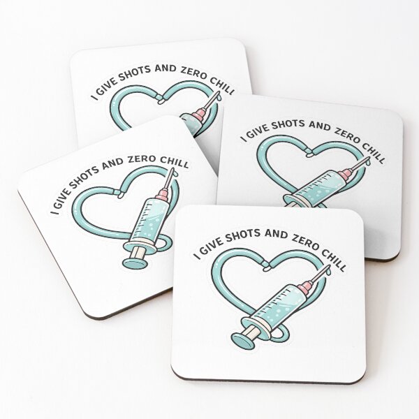 Item preview, Funny Nurse PNG, I Give Shots And Zero Chill Shirt Design, RN Humor Sublimation Gift designed and sold by Moonveil_Studio.