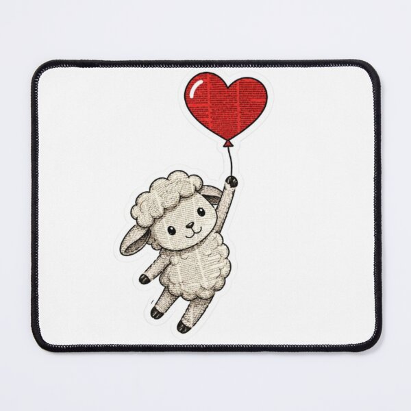 Item preview, Newspaper Sheep Heart Balloon designed and sold by Snurly.