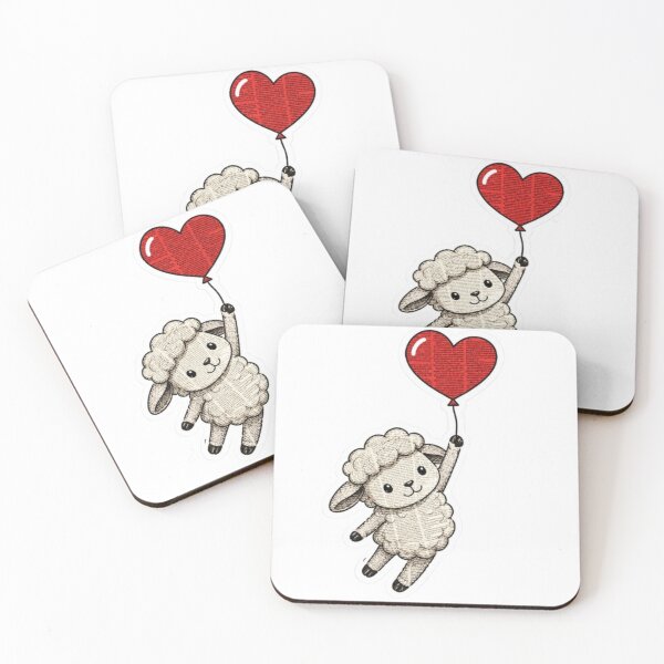 Item preview, Newspaper Sheep Heart Balloon designed and sold by Snurly.