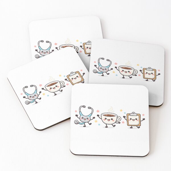 Item preview, Cute Nurse PNG, Kawaii Stethoscope Coffee Clipboard Design, Healthcare Sublimation Graphic designed and sold by Moonveil_Studio.