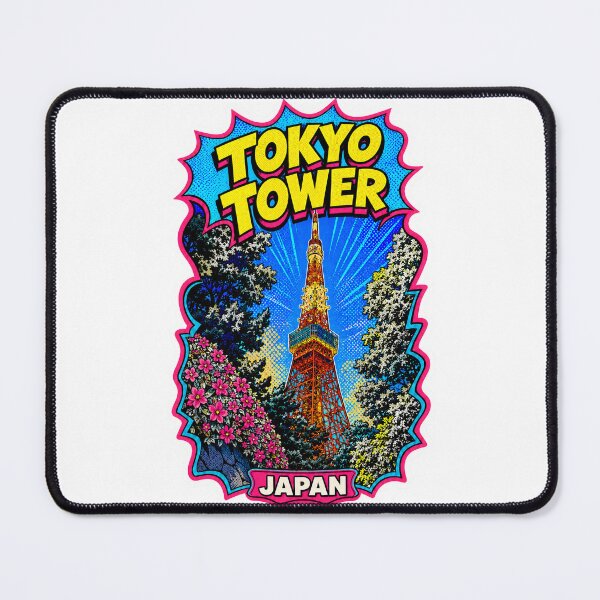 Item preview, Tokyo Tower Pop Art – Colorful Japan Travel Sticker designed and sold by aoisora-kiki55.