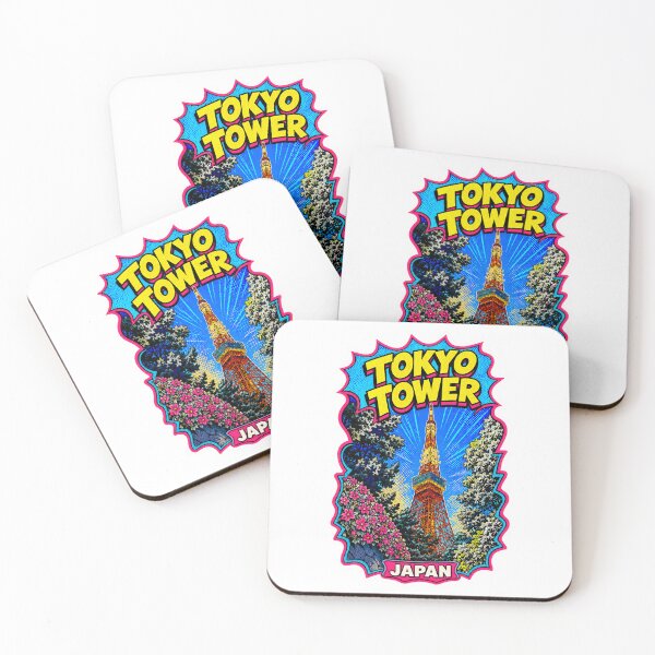 Item preview, Tokyo Tower Pop Art – Colorful Japan Travel Sticker designed and sold by aoisora-kiki55.