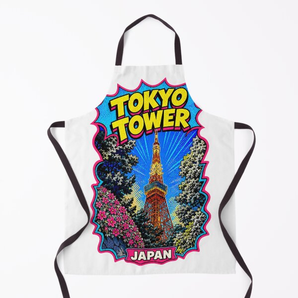 Artikelvorschau, Tokyo Tower Pop Art – Bunter Japan-Reiseaufkleber entworfen und verkauft von aoisora-kiki55.