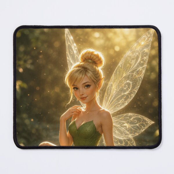 Item preview, Enchanted Forest Fairy – Magical Fantasy Fairy Art with Glowing Wings designed and sold by i-corp.