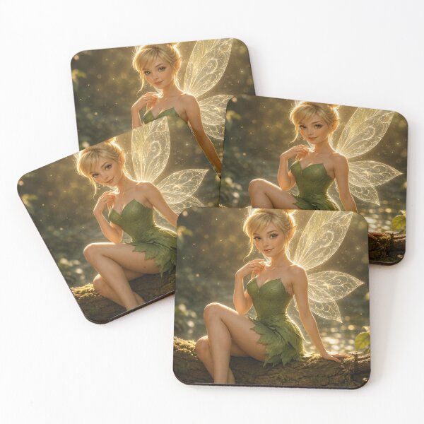 Item preview, Enchanted Forest Fairy – Magical Fantasy Fairy Art with Glowing Wings designed and sold by i-corp.