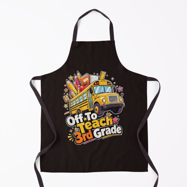 Item preview, Off to Teach 3rd Grade Third Grade Teacher Back to School Bus designed and sold by mari-kayden.