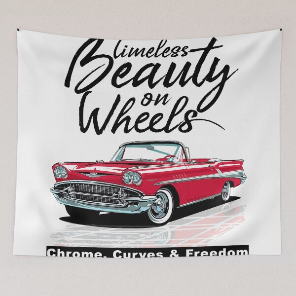 Item preview, Timeless Beauty on Wheels - Chrome, Curves & Freedom designed and sold by Concept-Hub.