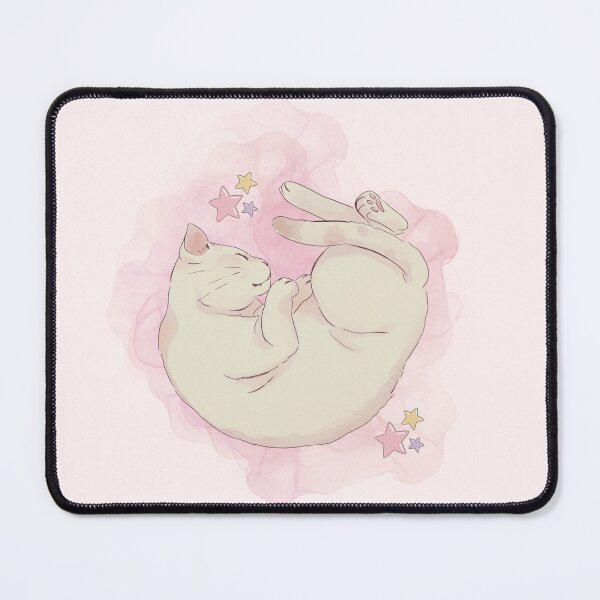 Item preview, Sleepy Moon Cat| Cute Kawaii Pastel Aesthetic sticker designed and sold by Novannah.