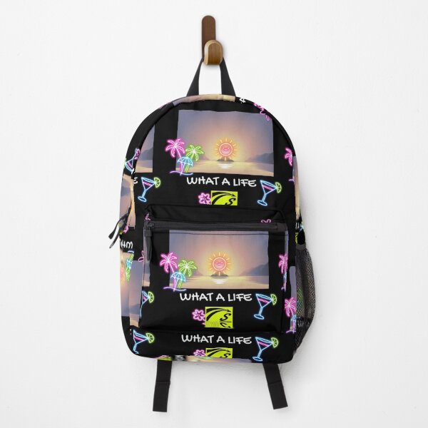 Item preview, EXO SC What a Life Neon Palm Tree Beach Sunset Graphic designed and sold by Gameshalah's Designs Hub.