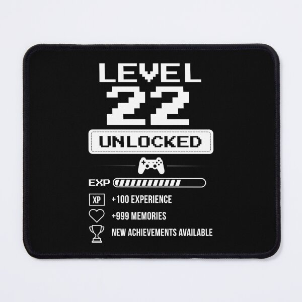 Item preview, Level 22 Unlocked birthday gift designed and sold by NumbersFort.