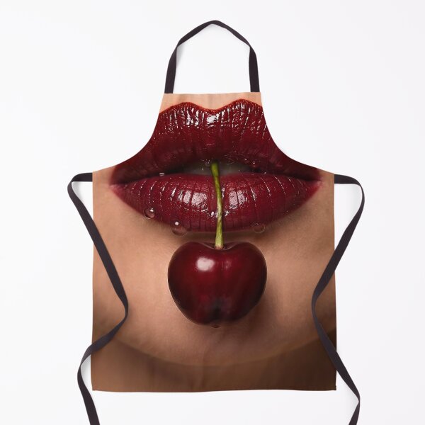 Item preview, Glossy Cherry Lips Aesthetic designed and sold by abanoubnabil.