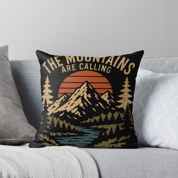 Item preview, The Mountains Are Calling Vintage Outdoor T-Shirt Design designed and sold by phsycartwork.