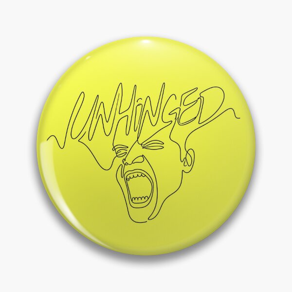 Item preview, UNHINGED | Bold Pen Art Typography Design designed and sold by ManggaeJM.
