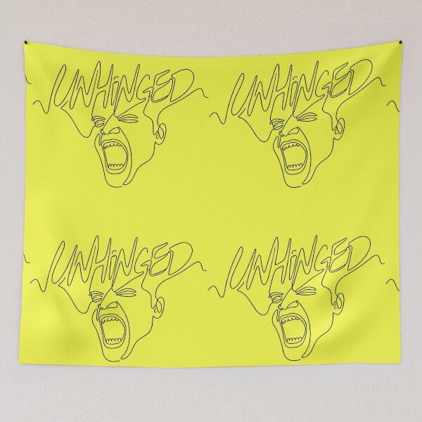 Item preview, UNHINGED | Bold Pen Art Typography Design designed and sold by ManggaeJM.