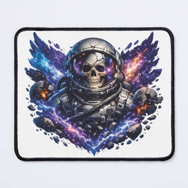 Item preview, Cosmic Skeleton Astronaut Sticker | Galaxy Skull Space Art | Dark Fantasy Vinyl Decal designed and sold by Ghost Of Chill.