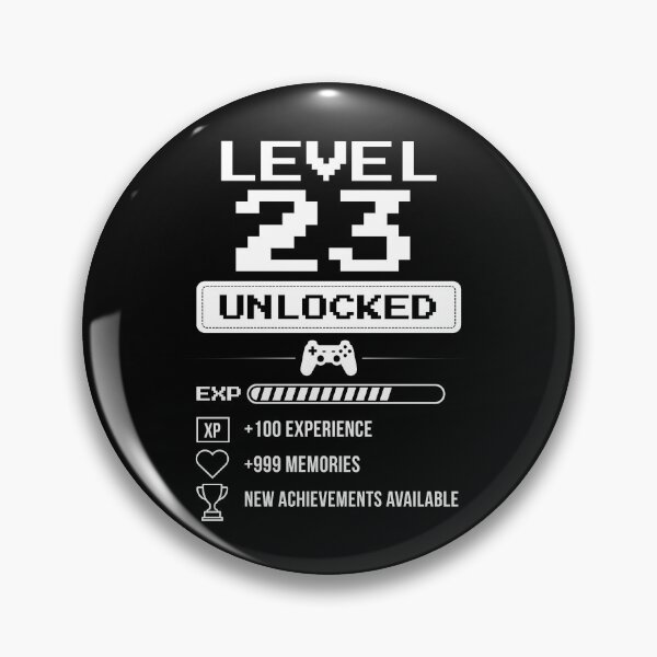 Item preview, Level 23 Unlocked birthday gift designed and sold by NumbersFort.