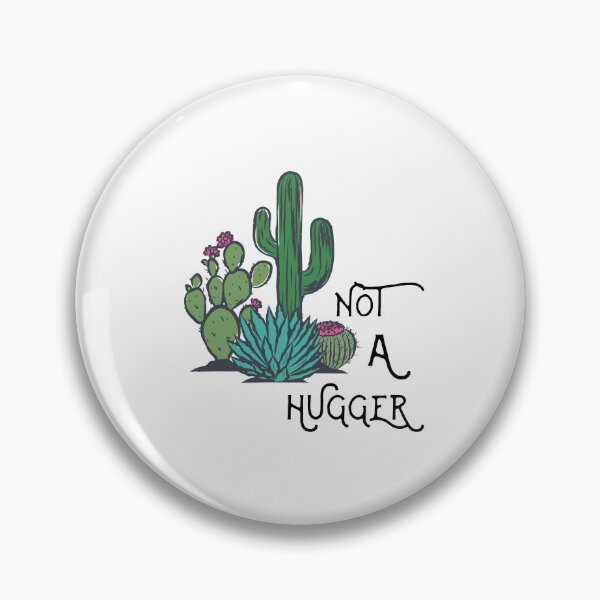Item preview, Not A Hugger Cactus Succulent Art designed and sold by AhinoraArtShop.