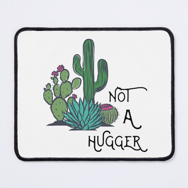 Item preview, Not A Hugger Cactus Succulent Art designed and sold by AhinoraArtShop.