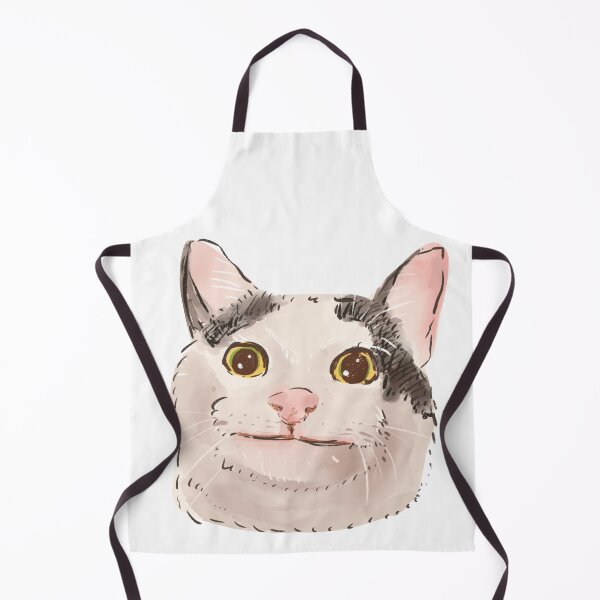 Item preview, Polite Cat Meme Cute Illustration designed and sold by KANAH FORYED.