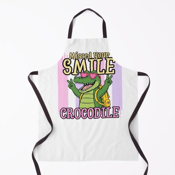 Item preview, Missed Your Smile Crocodile Funny Back To School Shirt designed and sold by Neurospicy Trolls.