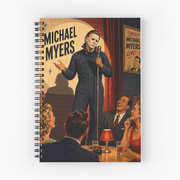 Item preview, Michael Myers as a comedian - Vintage Horror Poster designed and sold by colligo.