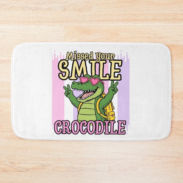 Item preview, Missed Your Smile Crocodile Funny Back To School Shirt designed and sold by Neurospicy Trolls.