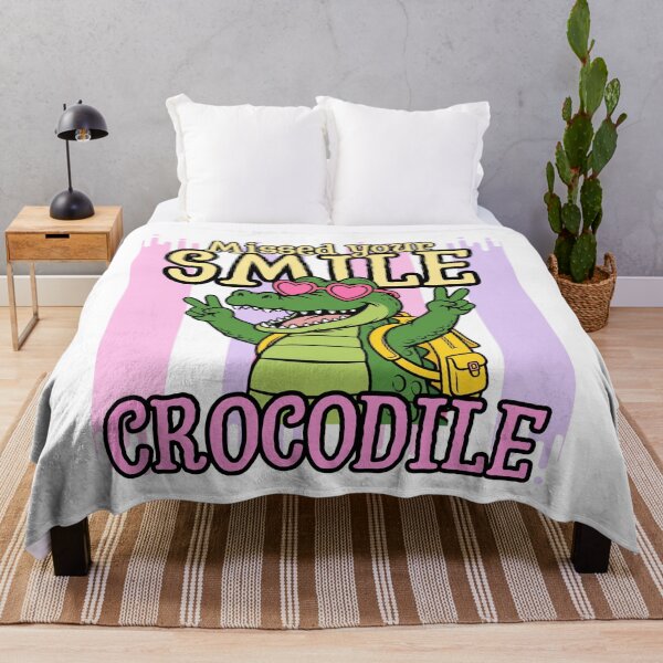 Item preview, Missed Your Smile Crocodile Funny Back To School Shirt designed and sold by Neurospicy Trolls.