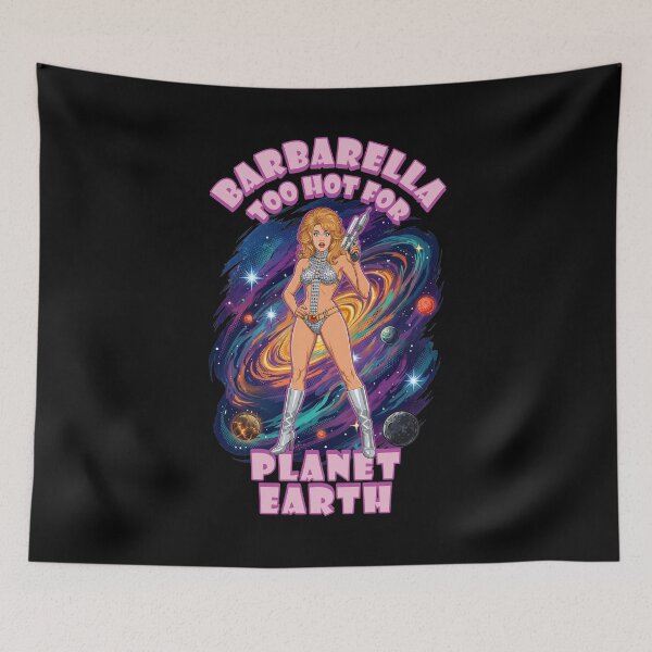 Item preview, Barbarella - Too Hot For Planet Earth designed and sold by Candywrap Studio.