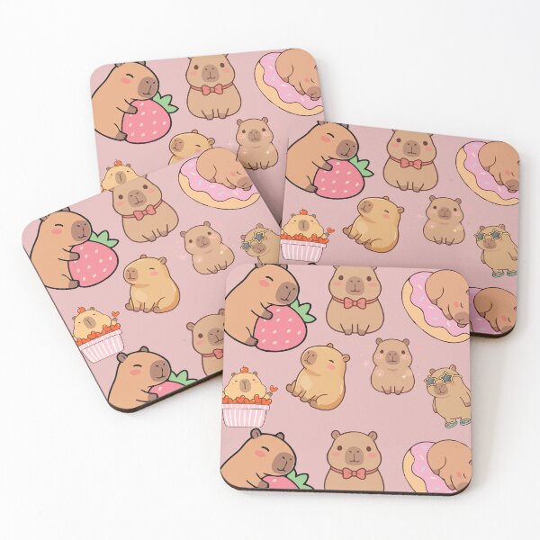 Item preview, cute capybaras designed and sold by Dancyarts.