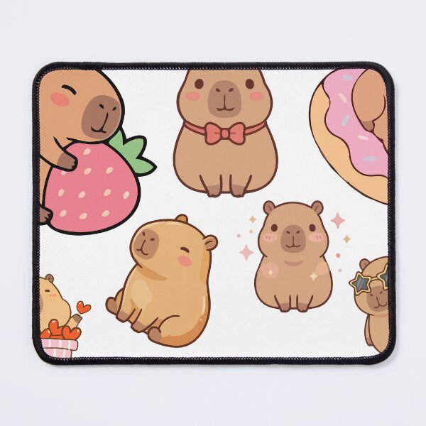 Item preview, cute capybaras designed and sold by Dancyarts.