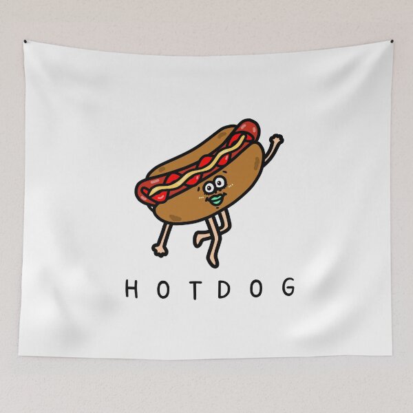 Item preview, Cute HOTDOG designed and sold by kanaehonkawa.