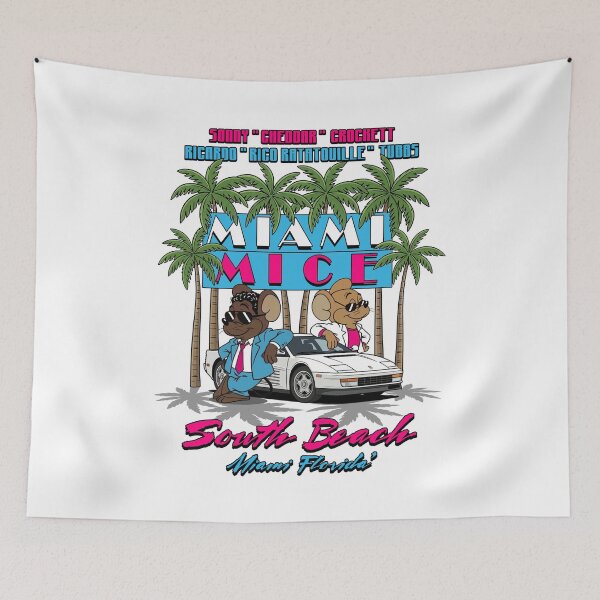 Item preview, Miami Mice - South beach Florida designed and sold by Candywrap Studio.