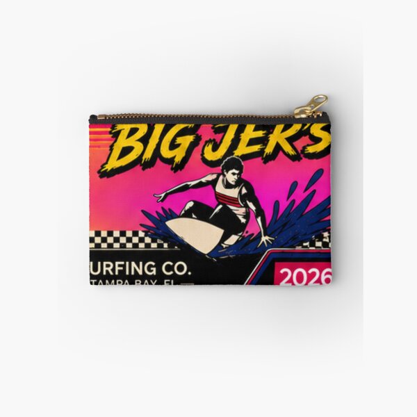Item preview, Big Jer's Surfing Co. Neon Pink Circle Logo 2026 designed and sold by JBDesigns21.