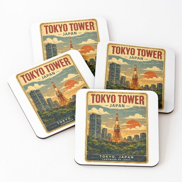 Item preview, Retro Tokyo Tower  JAPAN designed and sold by aoisora-kiki55.