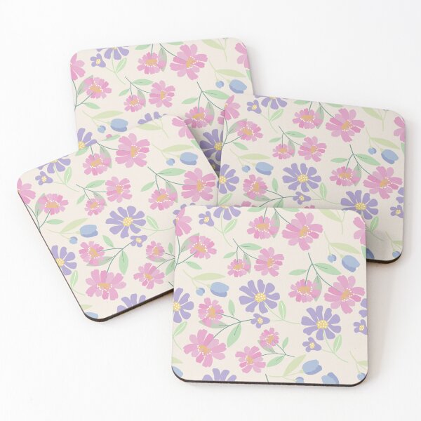Item preview, Pastel Wildflower Seamless Pattern designed and sold by Mullai by Hush & Whimsy.